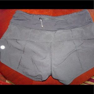 Black lululemon shorts